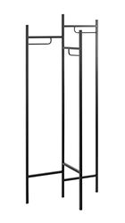 HAKU Möbel coat rack, metal, black, W 70 x D 36 x H 170 cm