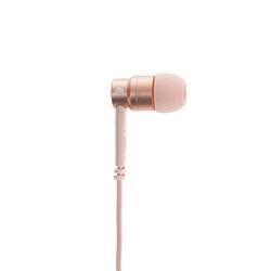 aiino Jazz - oortelefoon, stereo metalen hoofdtelefoon met microfoon en multifunctionele knop. Compatibel met alle smartphones, mediaspelers en tablets - roze