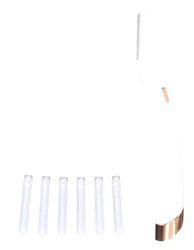 Cenocco, CC9086 Depiladora facial con luz LED, luz LED para precisión, depilación suave y exfoliación, diseño profesional, mejora la aplicación del maquillaje, 6 cabezales de repuesto