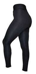 Rhinegold Women's 748-16-BLK Full Seat Performance Tights, Black, 16