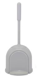 Gio Style Sirio Toilet Brush Light Grey 6774009, As Shown in The Picture, Come DA FOTO
