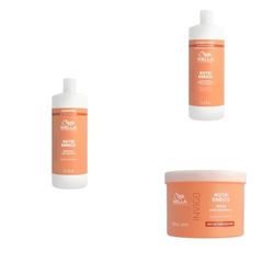 Wella Professionals Nutri-Enrich Shampoo Professionale 1L, Conditioner idratante 1L e e Maschera 500Ml Donano Nutrimento e Vitalità ai Capelli Secchi o Stressati, idratandoli