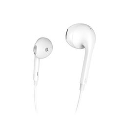 Hama Lightning Glow hoofdtelefoon (bekabelde in-ear hoofdtelefoon, microfoon en volumeregeling, hoofdtelefoon voor iPhone, MFi-gecertificeerd, compatibel met Apple iPhone iPad iPod), wit