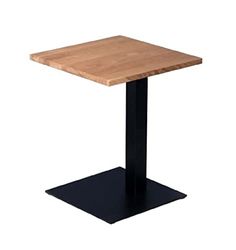 M2 Kollektion Bibi 1 Mesa Auxiliar, Madera, Roble Salvaje Macizo, 45x60x45