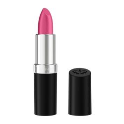 Rimmel Lasting Finish Satin Lipstick długotrwała pomadka do ust z witaminami, 350 Pink Power, 4 g