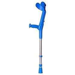 Queralto Children's Walking Stick, 1 Piece, bi-Regulated Aluminium, Blue, BCR-N, FORTA, QA-00153/02