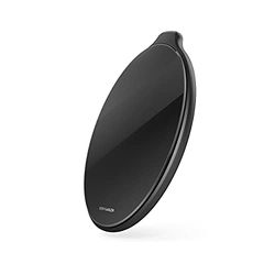 Vonmählen Aura 15W Draadloos Lader met Leder Surface, Glas Zwart