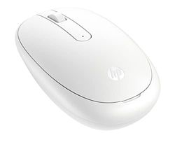 HP 240 Mouse Empire Wireless, Sensore Ottico da 1600 DPI, Bluetooth 5.1, 3 Pulsanti, Rotella di Scorrimento, Impugnatura Pratica e Funzionale, Elegante Design Ambidestro, Windows 11, Bianco