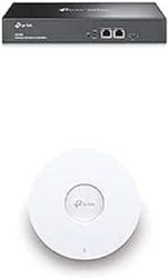 TP-Link Omada OC300 Omada EAP653 Point d'accès WiFi 6 AX3000 planfonier, 1 Port Ethernet Gigabit Support PoE+, Itinérance Transparente, Omada Mesh