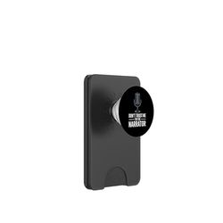Funny Narrator Voice Artistas y Narradores PopSockets PopWallet para MagSafe