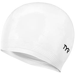TYR heren Zwarte badmuts, Wit, One Size US