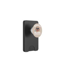 My Dog Thinks I'm Cool Funny Caniche Dog Lover PopSockets PopWallet para MagSafe