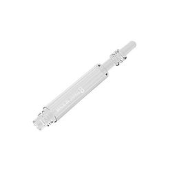 8 Flight Chiaro Corto + Alberi per Freccette da 22,5 mm, plastica, Trasparente, Short+ 22.5mm