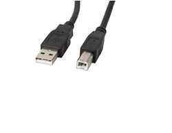 lanberg Cable IMPRESORA USB Macho A USB Macho Negro 0-5 M