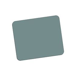 Fellowes musmatta med halkfri gummibas – enfärgad musmatta – lämplig för både optiska och lasermöss – 186 x 224 x 6 mm – silver