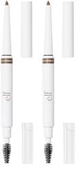 e.l.f. Instant Lift Waterproof Brow Pencil, Long-Lasting Eyebrow Pencil For Grooming & Shaping Brows, Vegan & Cruelty-Free, Taupe (Pack of 2)