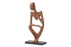 Adda Home Statuetta decorativa, in alluminio, 17 x 10 x 37 cm