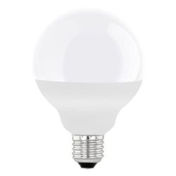 EGLO Led E27, lampadina, riflettore Led da 11,8 watt (equivalente a 75 watt), 1055 lumen, E27 Led, 3000 Kelvin, lampadina Led G95, Ø 9,5 cm