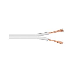 Wentronic 25m 2x 0.5mm Câble pour enceinte - Blanc
