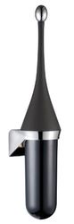 All Care 5765 PlastiQline Exclusive kunststof zwart toiletborstelhouder