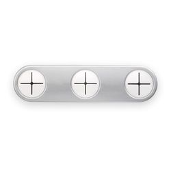 Zarivy Adhesive Kitchen Towel Hanger, Matt Chrome Finish, Ideal for Organizing and Keeping Kitchen Tools Dry.