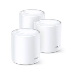 TP-Link Wi-Fi 6 AX3000 Multiroom Mesh wifi-systeem, totaal 650 vierkante meter en 100+ apparaten, 1 GHz quad-core CPU, OFDMA, Homecare (Deco X60 (3-pack))
