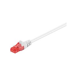 Goobay 95598 CAT 6 Câble de Liaison, U/UTP, Blanc, 1.5 m Longueur