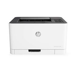 HP Color Laser 150nw 4ZB95A, Impresora Láser Monofunción A4 a color, impresión a doble cara manual, Wi-Fi, Ethernet, USB 2.0 alta velocidad, Compatible con HP Smart App, Panel de control LED, Blanca