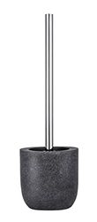 WENKO Brosse WC Puro Anthracite Porte-Brosse WC Gris - Anthracite