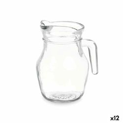Jarra Transparente Vidrio 500 ml (12 Unidades)