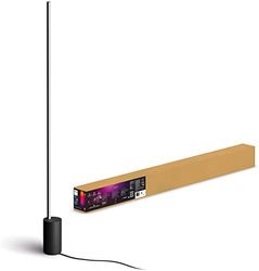 Philips Hue White and Color Ambiance Gradient Signe, Lampada da Terra LED, Smart, Bluetooh, Nera