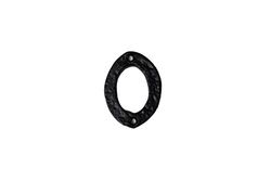 Merriway BH01860 75 mm Garden gancho sujeta Puertas y - diseño rústico y color negro