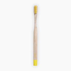 A Good Company Adulte Bambou Brosse à Dents, 19 cm Longueur, Jaune