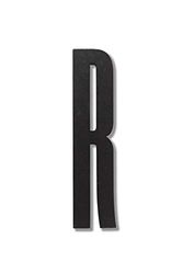 Design Letters Lettres et Chiffres en Bois, Noir, Taille Unique