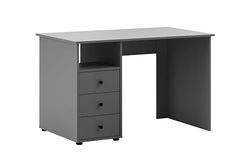 Pattex Smash Bureau en Bois Anthracite 115,8 x 70 x 74 cm