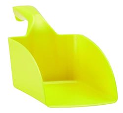 Vikan - Hygiène - Pelle à Main - Droite - Polypropylène - Jaune - 0,5 L