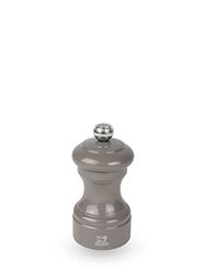 PEUGEOT - Bistro 10 cm Salt Mill - Classic Grind System - Made with PEFC Certified Wood - Lifetime Guaranteed Mechanism - Made in France - Bistrorama - Taupe Colour