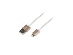 LogiLink UA0198 Lightning-kabel voor Apple-apparaten, 1 m, goudkleurig