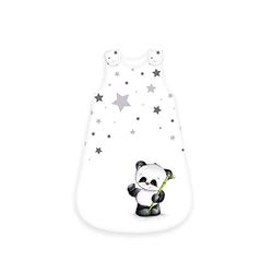 Herding Baby Best babyslaapzak, panda-motief, 90 cm, ritssluiting rondom en drukknopen, wit