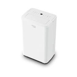 IRRADIO Belair Baltic 10, luchtontvochtiger 10 l, met wielen, luchtstroom 100 m³/h, wasmodus, ontdooifunctie, afstandsbediening, vochtindicator, gas R290, 24-uurs timer, 39 dB