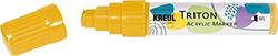 Kreul 17930 - Triton Acrylic Marker XXL, or, épaisseur de trait env. 15 mm, séchage satiné, crayon acrylique pour décorer le papier, le bois, la pierre et bien plus encore