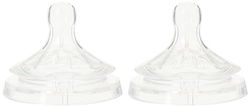 Philips Avent SCF044/27 Natural-Speen - 6m+ - Ultrazacht - Antikrampjesventiel - 2 stuks ,Transparant