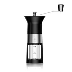 Molinillo de café manual Bialetti, Acero Inoxidable, Negro mate