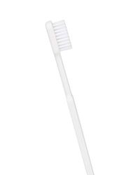 CALIQUO - Brosse À Dent en BIO-Plastique avec Tête Rechargeable - Plus Écologique qu'une Brosse a Dent Bambou - À Base d'Huile de Ricin - Version Souple - Blanche