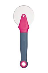Colourworks Pizza Cutter Wheel, Stainless Steel, Raspberry, 19 cm, Pink