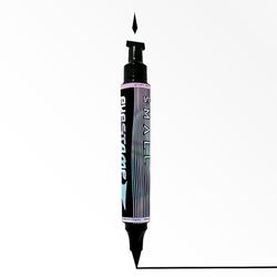TRENDING PRO eyestamp black small – Winged eyeliner stamp for the perfect flick – Intense black, waterproof – Easy application and long-lasting – Compact format