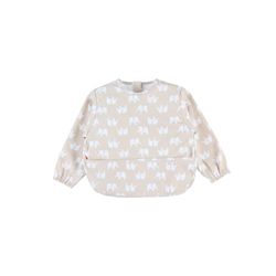 NOUKIE'S - Slabbetje Schort - Was - Olifantenmotief - Beige
