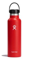 HYDRO FLASK - Waterfles van 621 ml - Vacuüm Geïsoleerde Roestvrij Stalen Drinkfles met Lekvrije Flex Cap - Dubbelwandige Herbruikbare Fles met Poedercoating - BPA-vrij - Standaard Opening - Goji