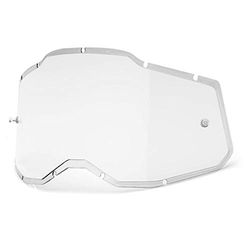 100% Racecraft/Accuri/Strata 2 Dual Lens-Dubbele Heldere Lens