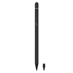 InLine Stylus, pekpenna för Apple iPad (2018–2025), penna 2:a generationen, högprecision, lutnings- och handflatesidentifiering, batteri, USB-C, för Apple iPad 2025/Air 11 tum/Air 13 tum, svart